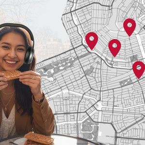 self guided food tour amsterdam