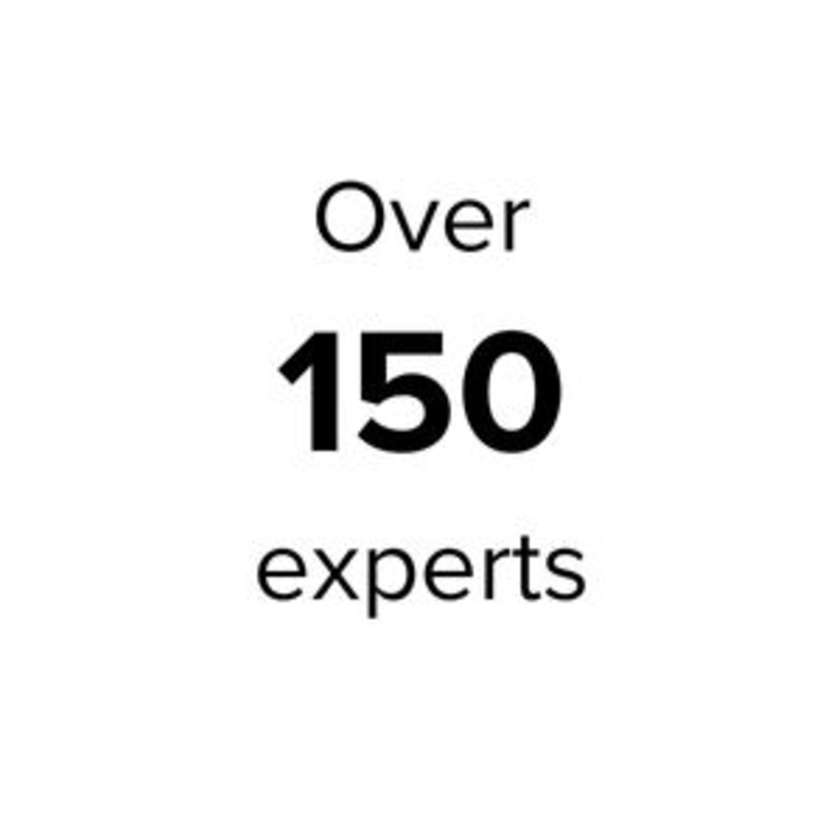 Over 150 Experts