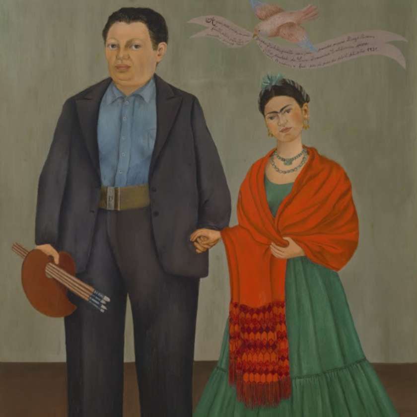 portrait of Frida and Diego