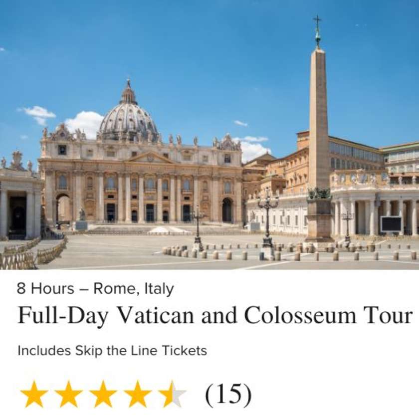Full-Day Vatican and Colosseum Tour