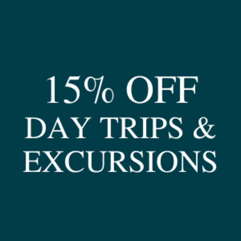 15% off excursions