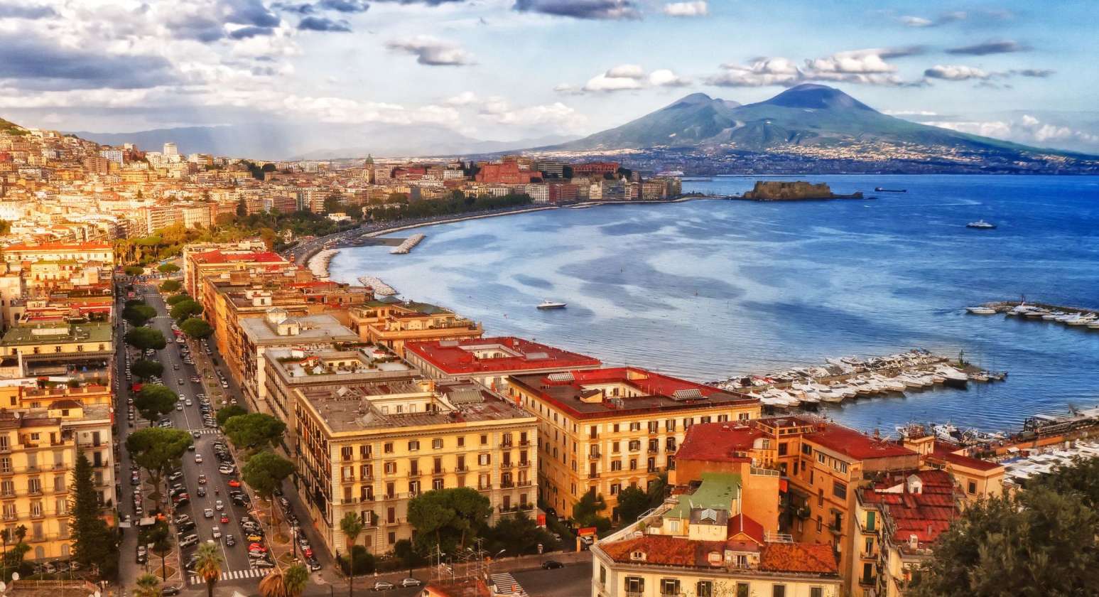 aerial photo of Naples