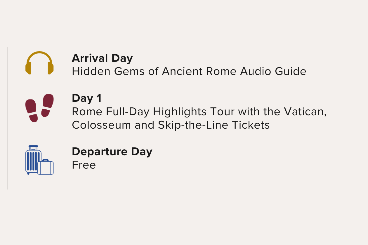 Two Nights in Rome - Pre or Post Cruise
