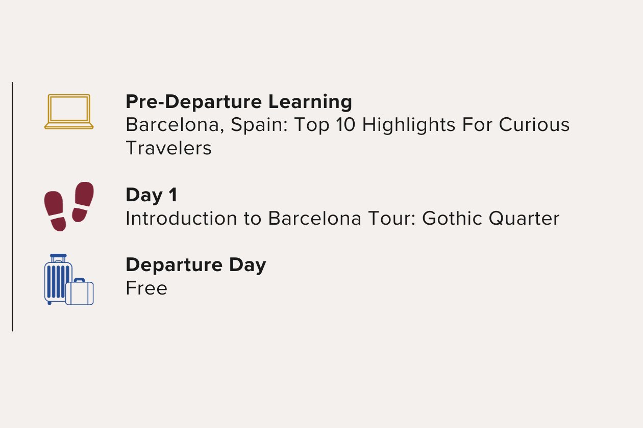 Two Nights in Barcelona Pre or Post-Cruise