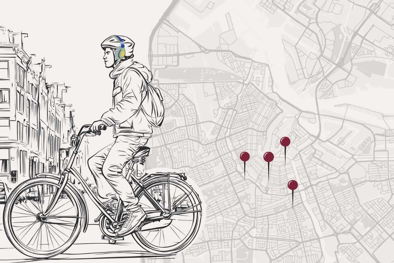 self guided food tour amsterdam