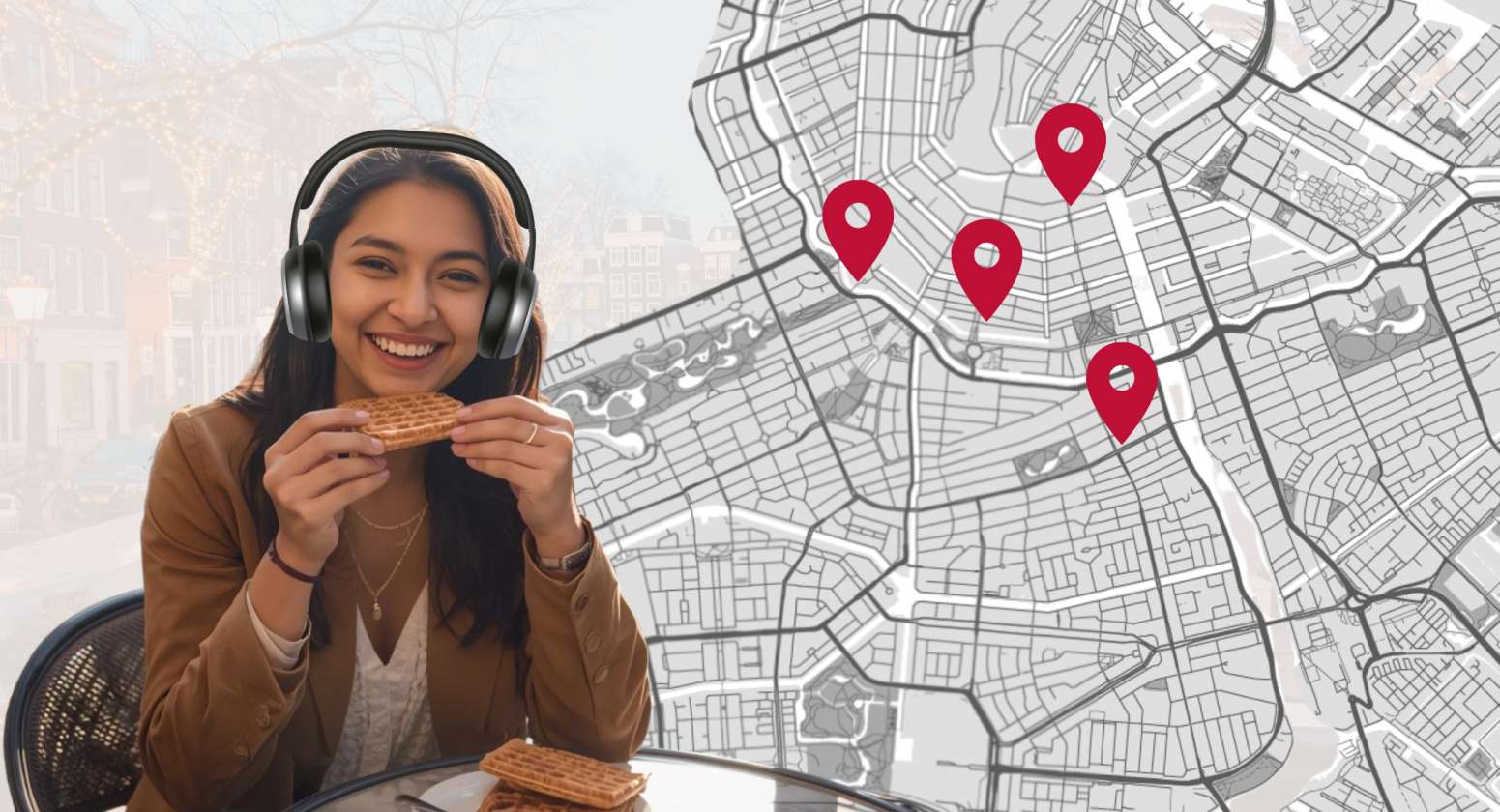 self guided food tour amsterdam