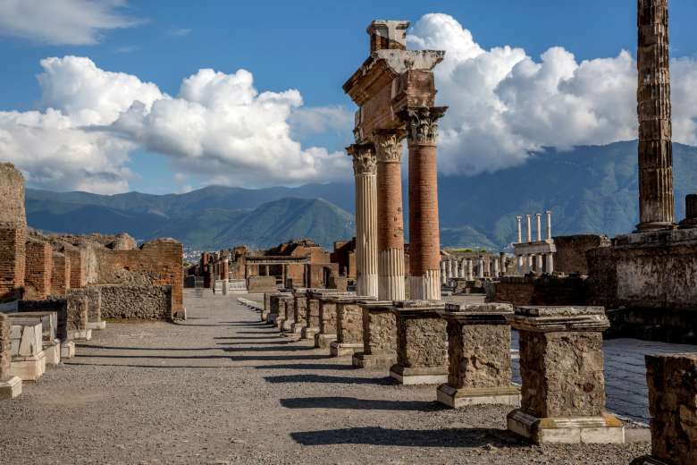 Full-Day Pompeii and Herculaneum Day Trip from Naples with Views of Mount Vesuvius and Skip-the-Line Tickets