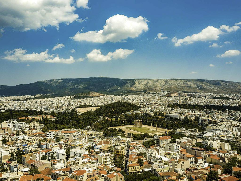 Athens from above