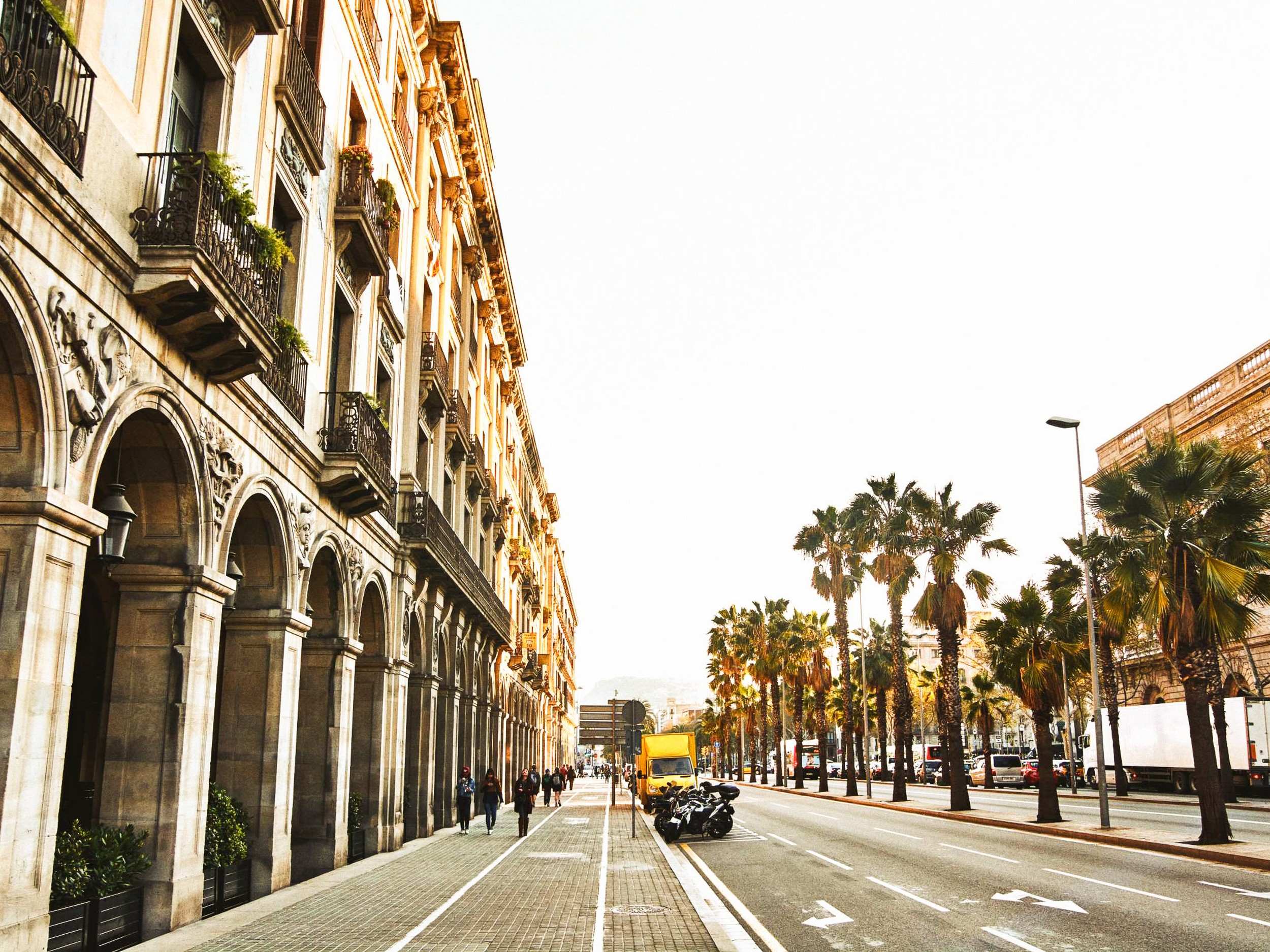 Barcelona city street