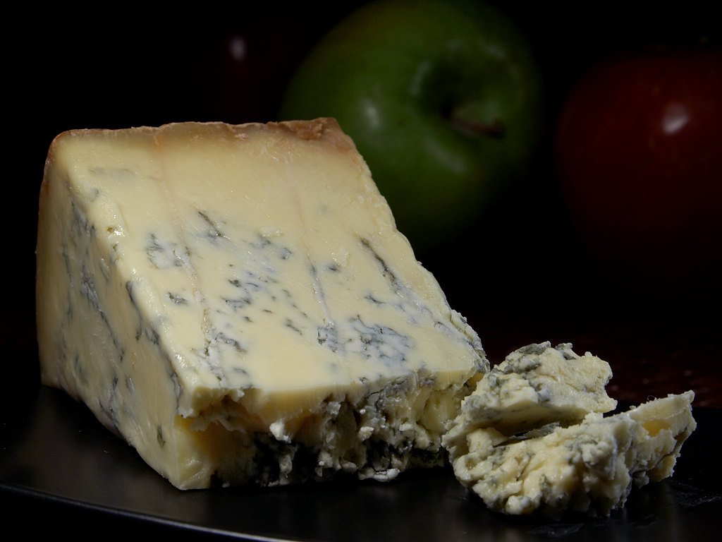 Cheddar cheese display