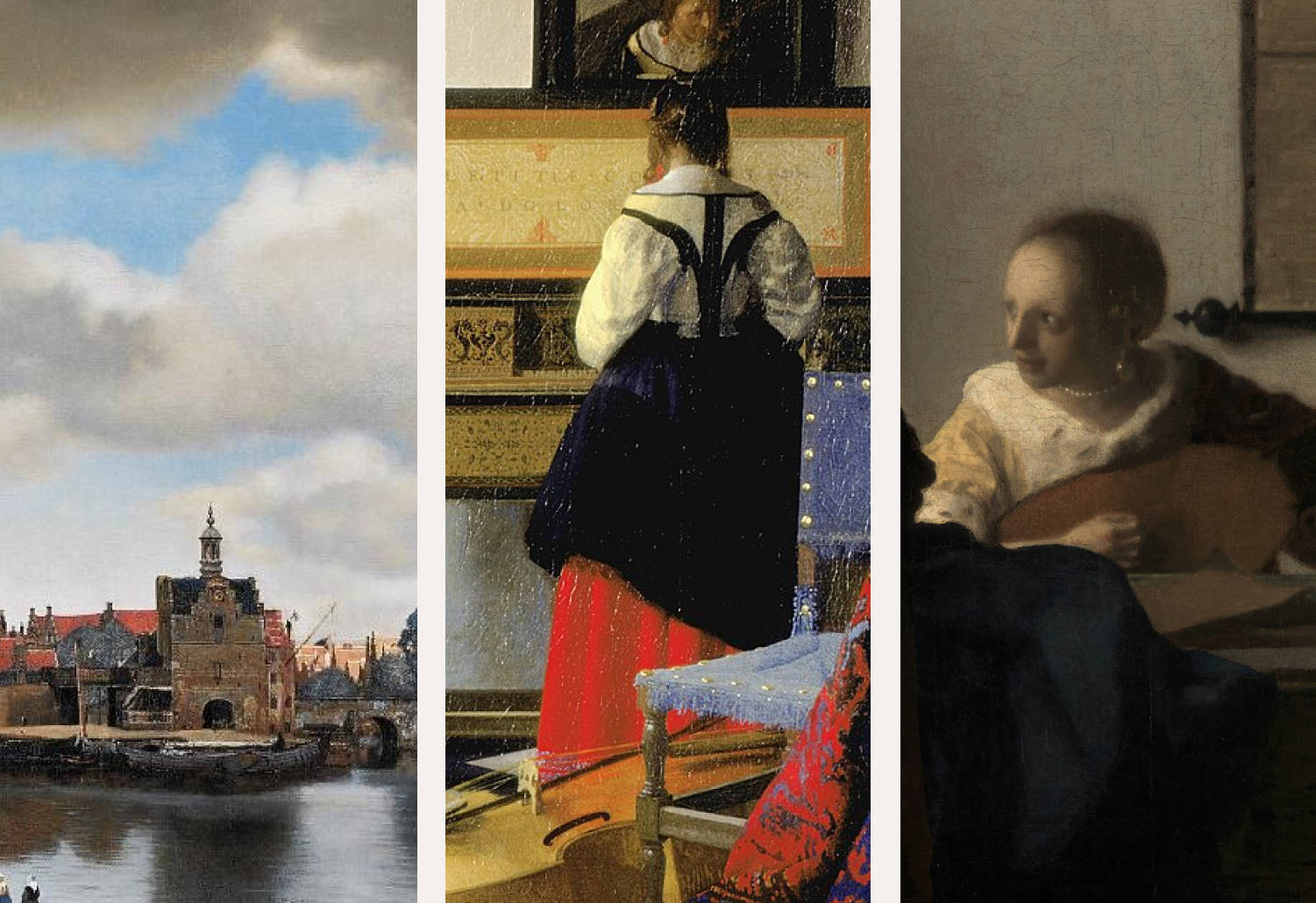 Famous paintings by Vermeer