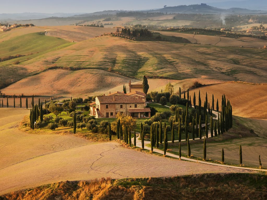 Scenic view of Tuscan Hills