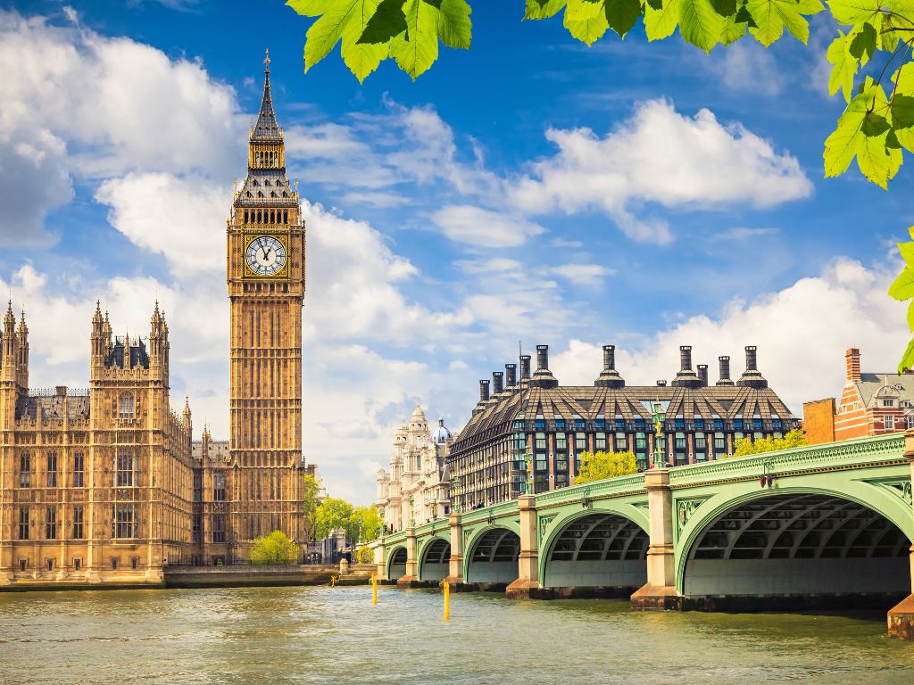 view of Big Ben Clock Tower in London
