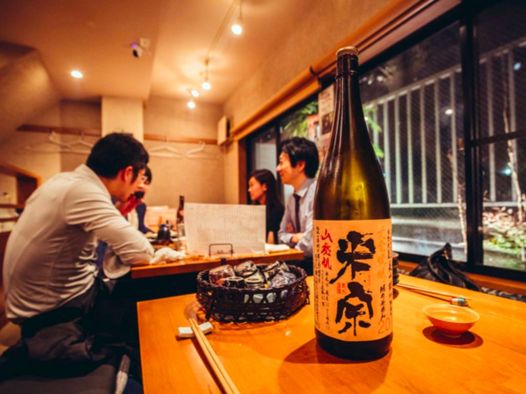 sake tasting in Tokyo Japan