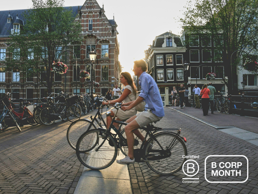 Bikers in Amsterdam