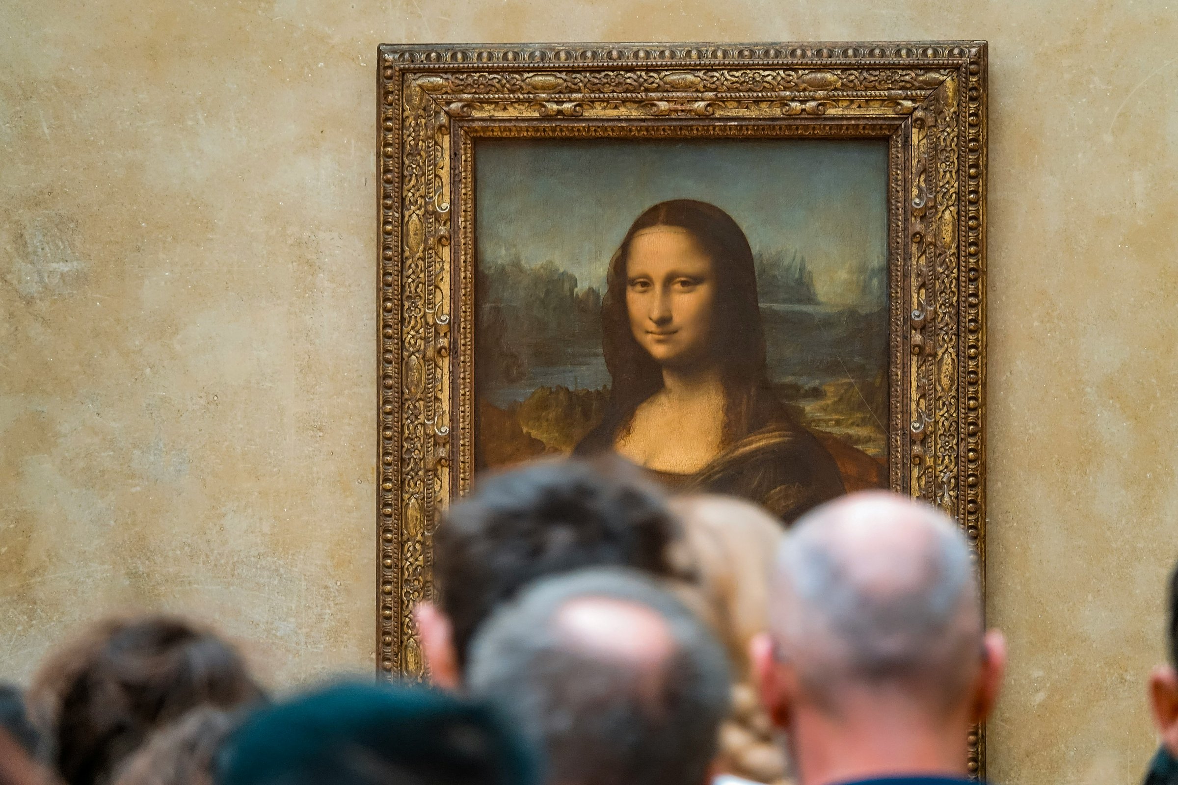 The Mona Lisa Room at the Louvre 
