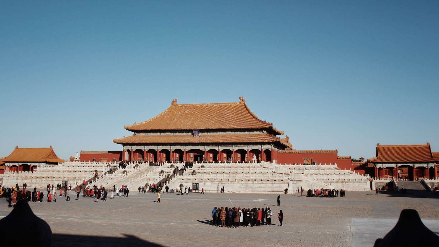 Tours Visiting The Forbidden City, China