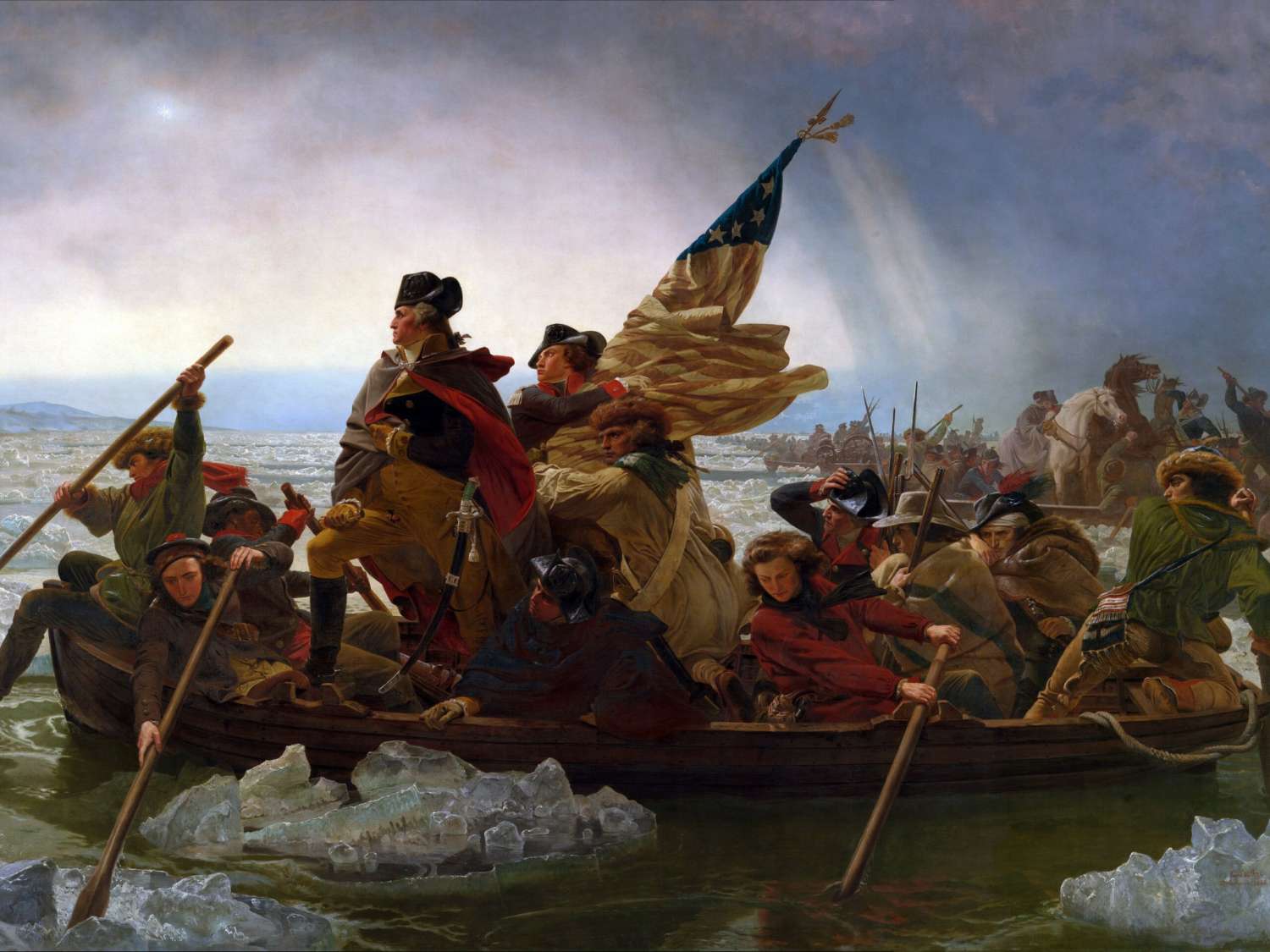 George Washington Crossing the Delaware by Emanuel Leutz, 1851