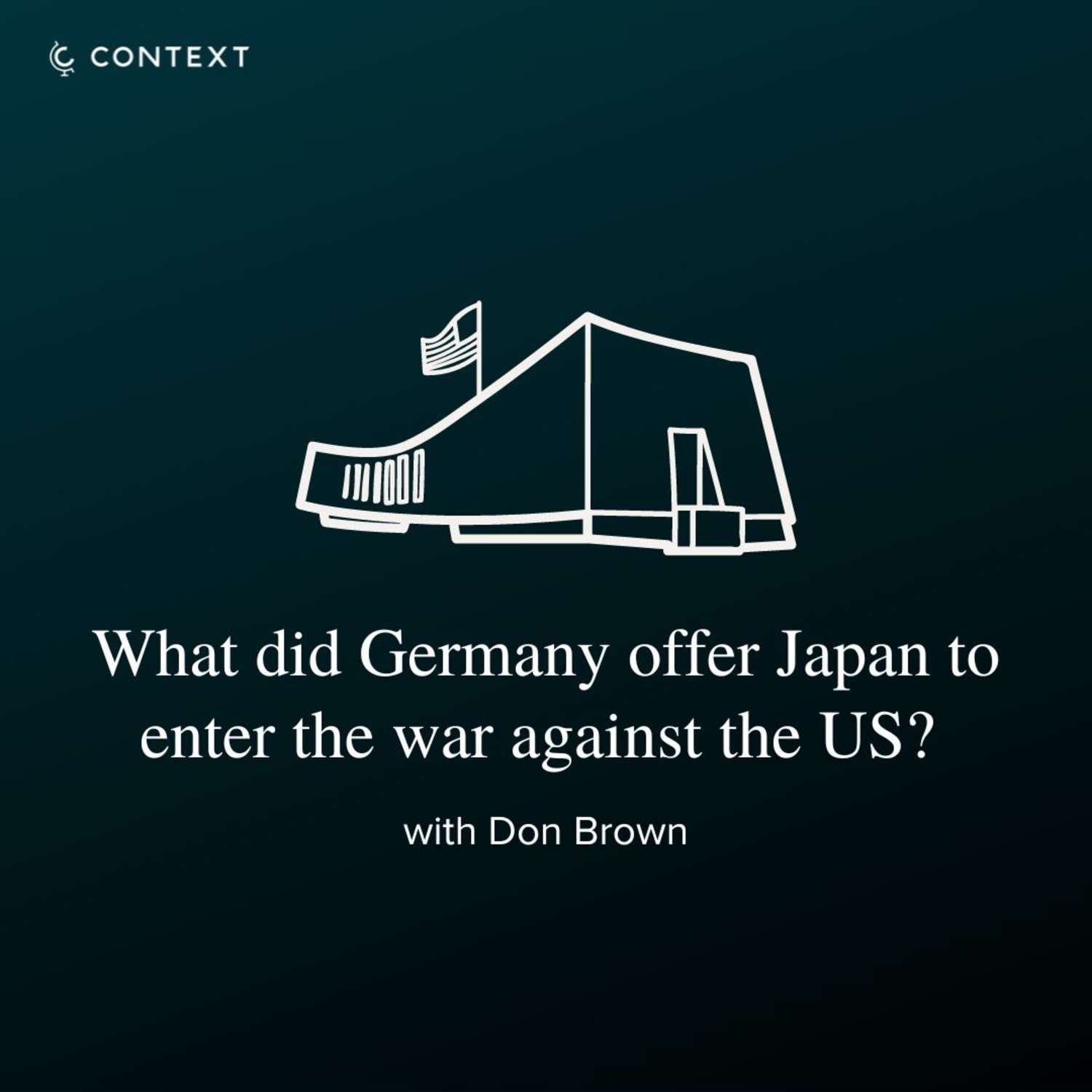 A graphic of the question What did Germany offer Japan to enter the war against the US?