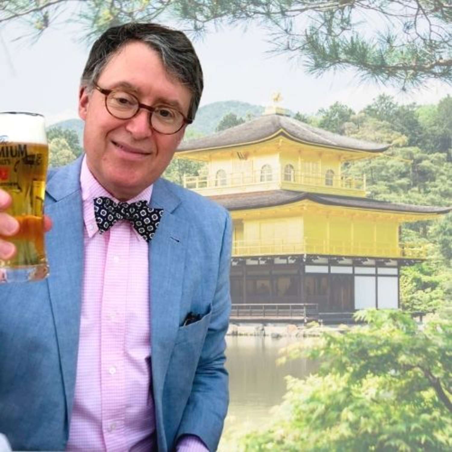 Gavin Campbell holding a beer
