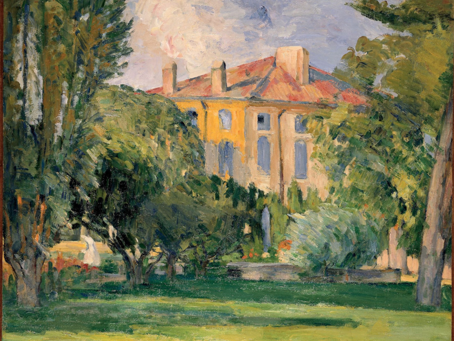 The House of the Jas de Bouffan, painted by Cezanne in 1874
