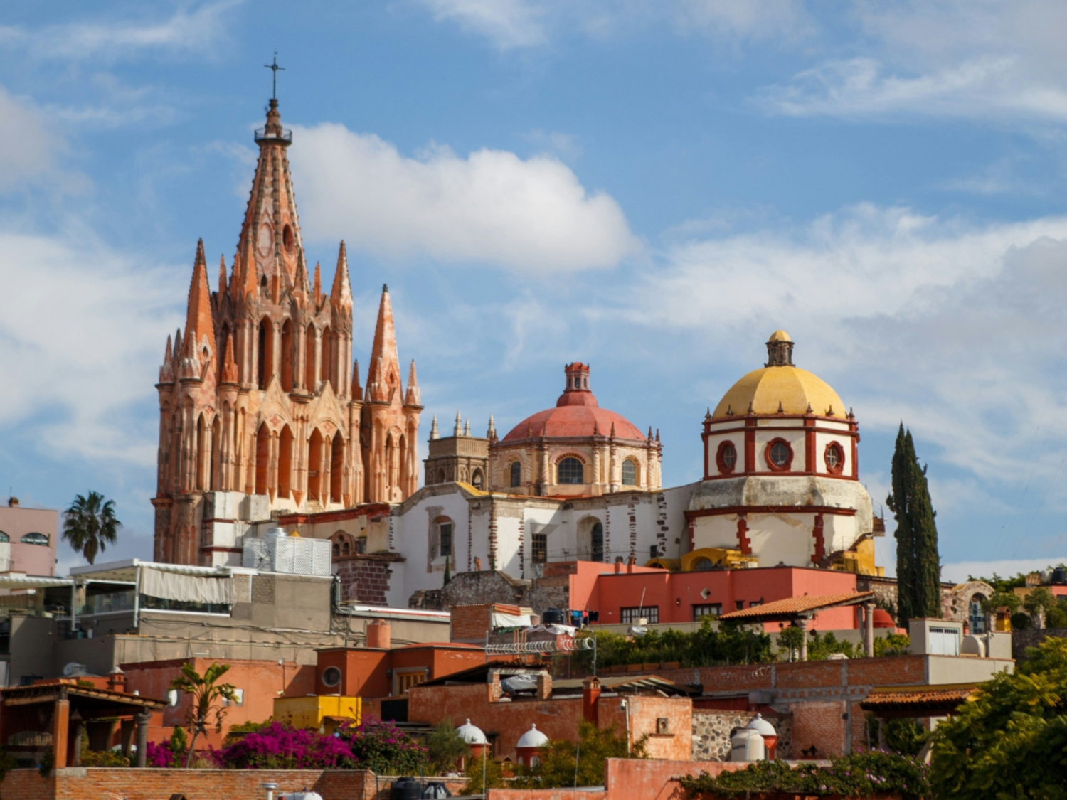  A rear shot of Parroquia de San Miguel Arcángel