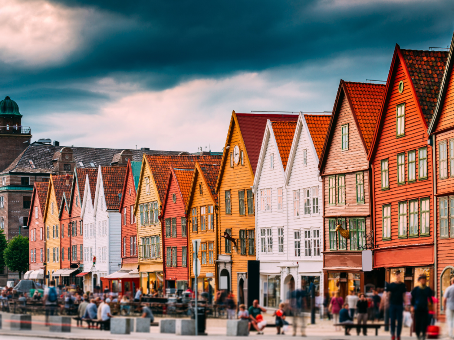 Hanseatic Wharf in Bergen, Norway