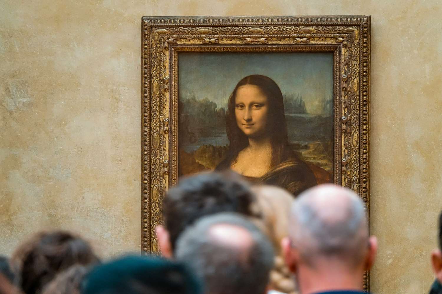 The Mona Lisa Room at the Louvre 