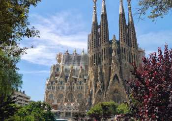The Sagrada Familia - one of Barcelona's most popular tourist attractions