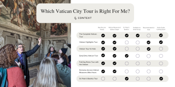 Which Vatican experience is best for you?